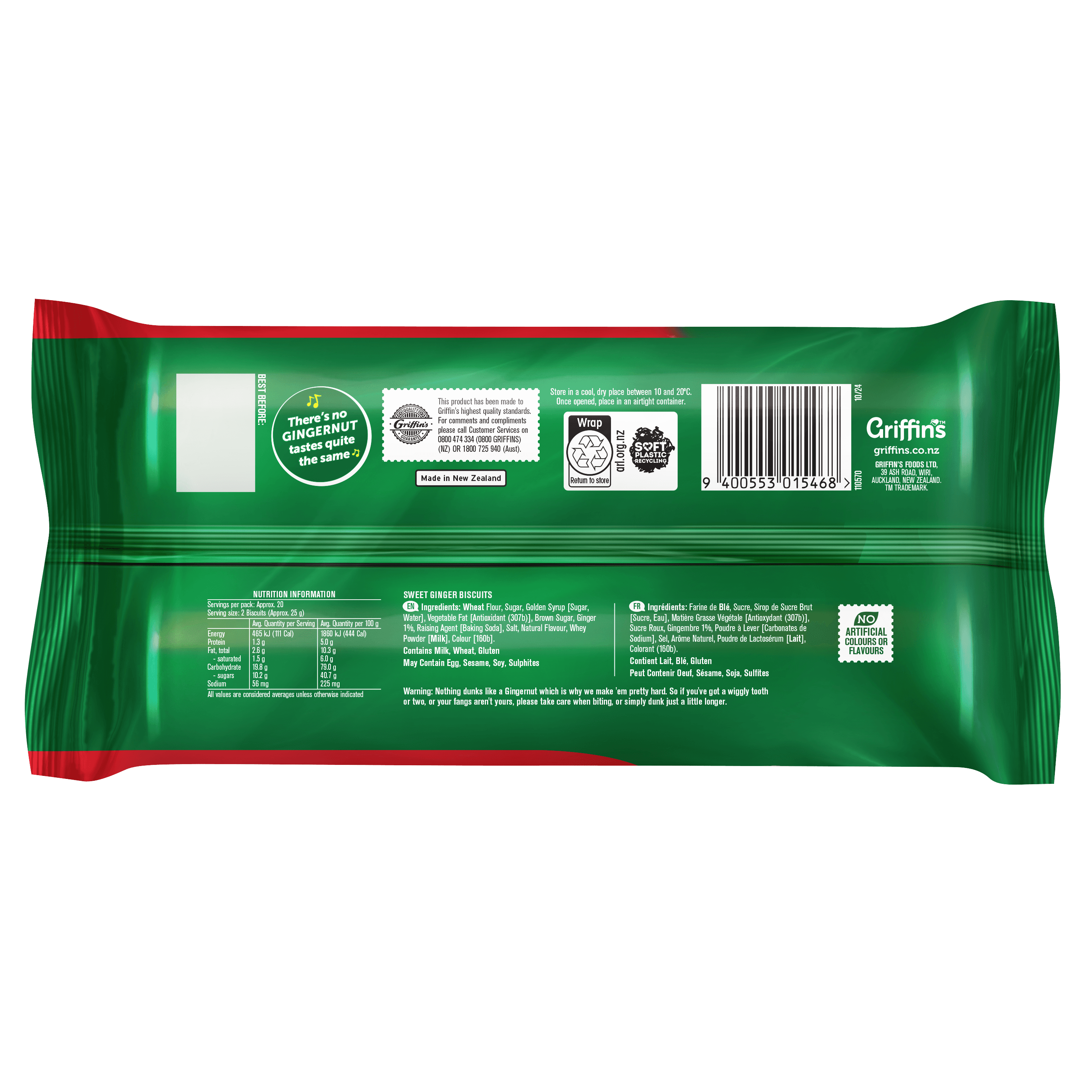 42871 Gingernuts Twin 12x500g Render BACK